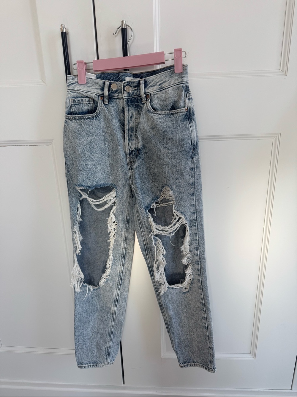 Distressed Light Ripped Jeans